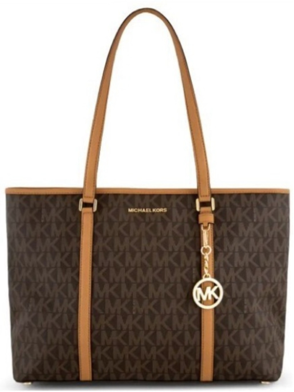 Michael Kors Sady Signature Tote Brown Acorn NWT